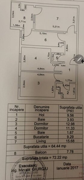 Drumul Taberei zona Brancusi Apartament 3 camere 73mp